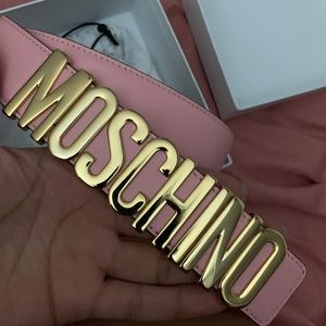 Pink MOSCHINO Belt
